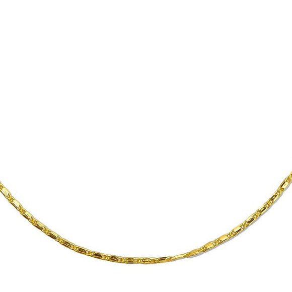 18K Yellow Gold Plated Double Wrap Micro Mariner Necklace - 31" - Picture 2 of 2